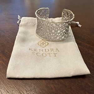 Kendra Scott Candice Filigree Two-Toned Cuff Bracelet